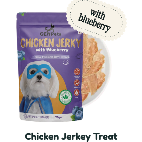 Chicken Jerky with Blueberry
